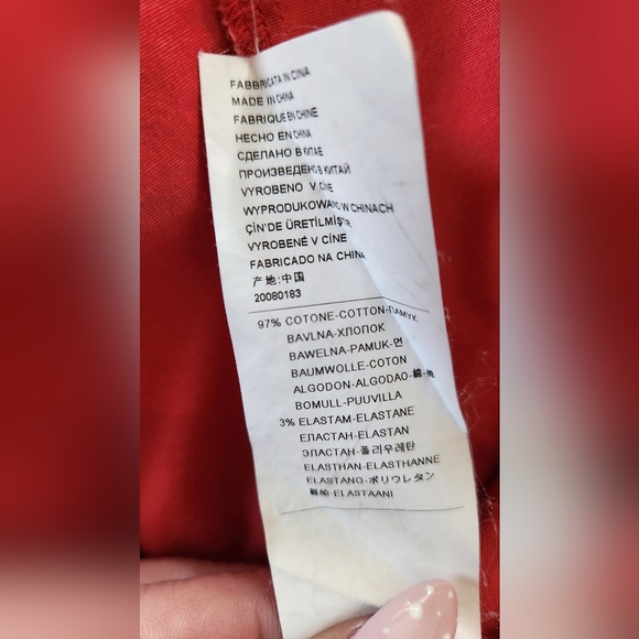 Benneton Bright Coral Blouse - Picture 5 of 8